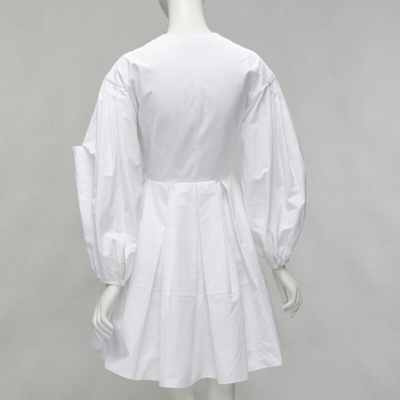 Alexander Mcqueen White Puff Dress - Side view