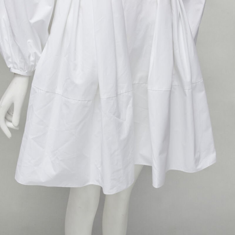 Alexander Mcqueen White Puff Dress - Image 11