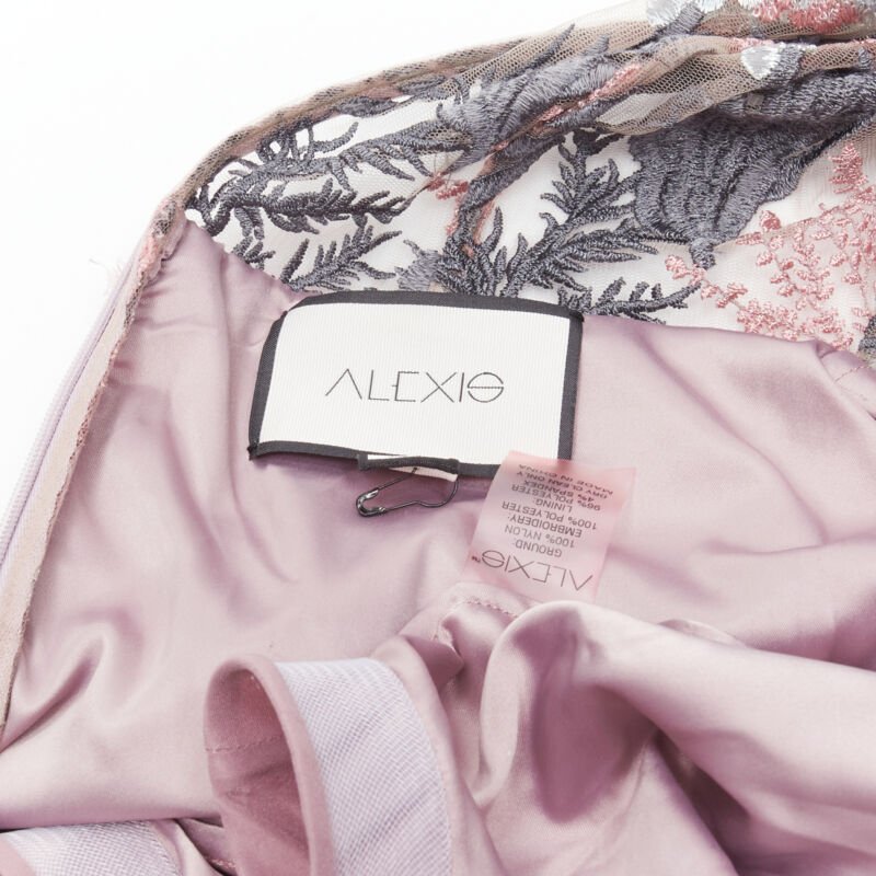 Alexis Pink Fringe Gown - Image 11