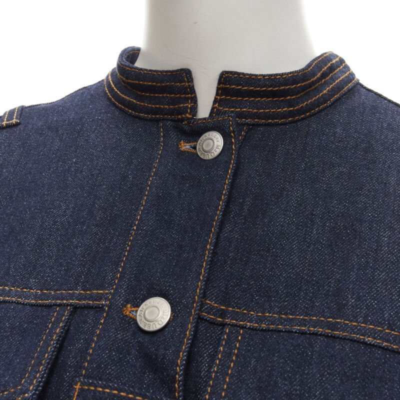 Alexander Mcqueen Indigo Denim Dress - Detail 2