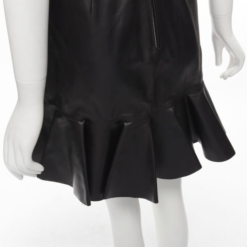 Alexander Mcqueen Leather Ruffle Trim - Image 11