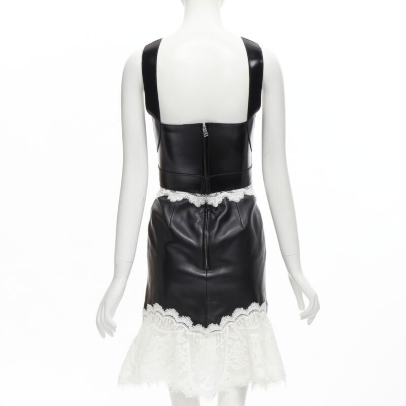 Alexander Mcqueen Lace Bustier Dress - Side view