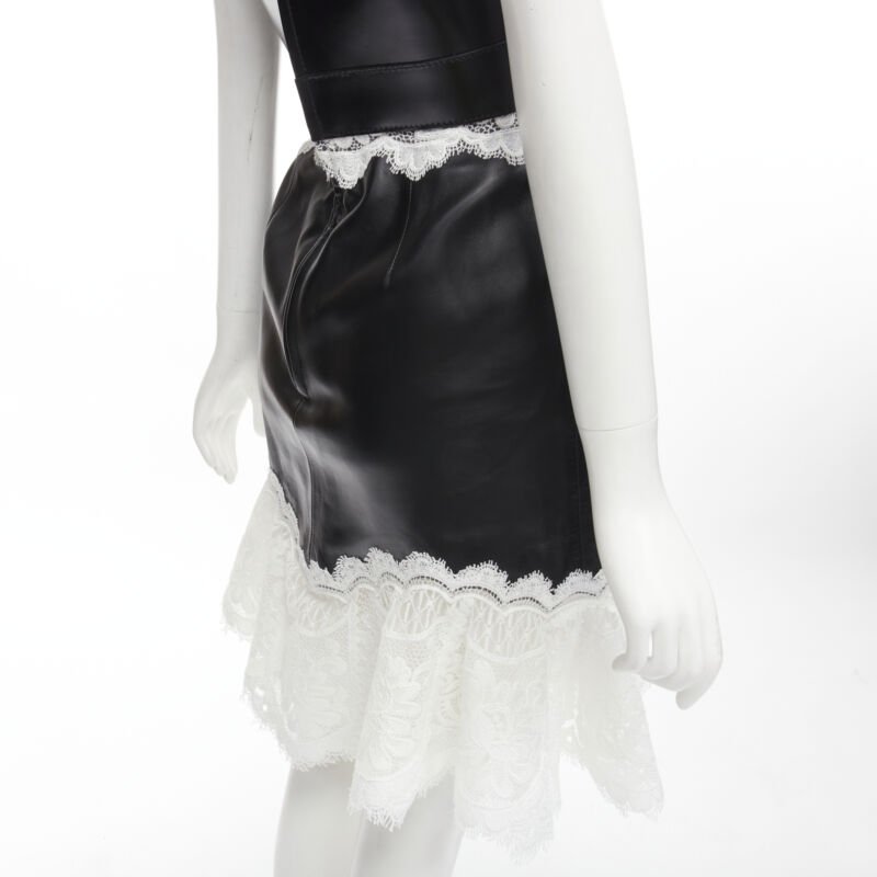 Alexander Mcqueen Lace Bustier Dress - Image 11