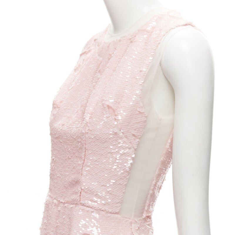 Simone Rocha Blush Sequin Dress - Back view