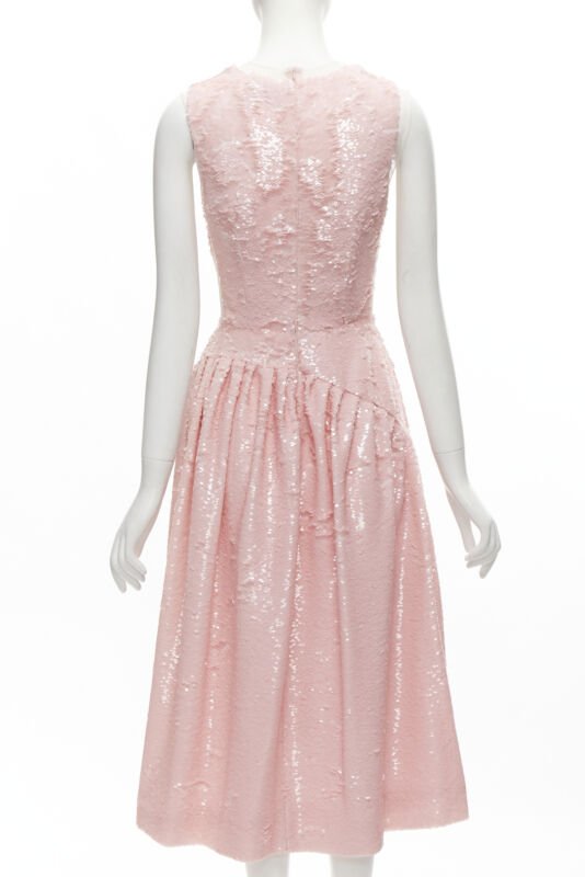 Simone Rocha Blush Sequin Dress - Side view