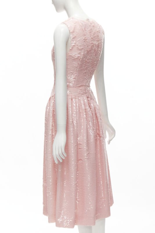 Simone Rocha Blush Sequin Dress - Detail 1