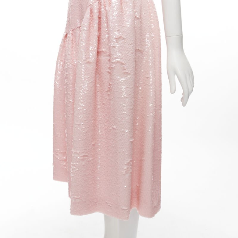 Simone Rocha Blush Sequin Dress - Image 10