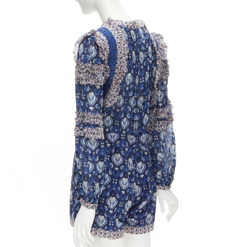 Sea New York Blue Floral Romper - Detail 1