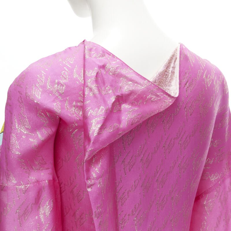 Fendi Metallic Pink Dress - Detail 2
