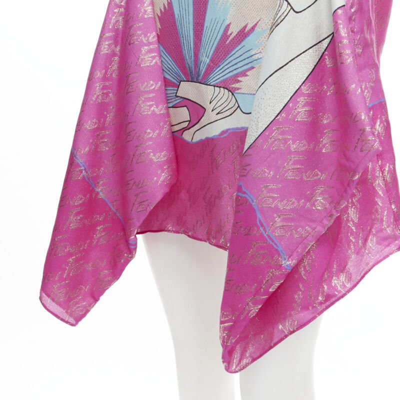 Fendi Metallic Pink Dress - Image 11