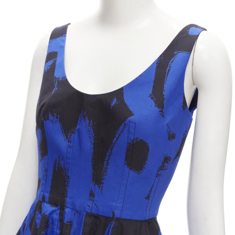 Alexander Mcqueen Abstract Fit Dress - Back view