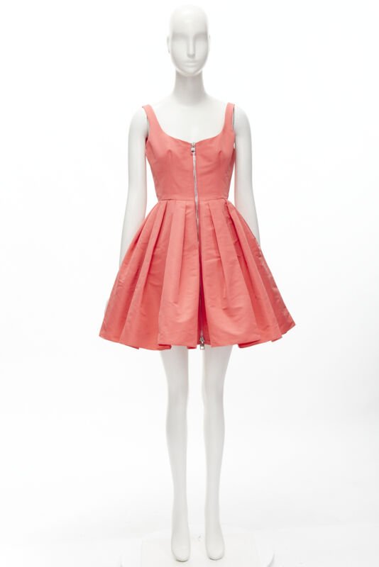 Alexander Mcqueen Pink Taffeta Fit - Image 12