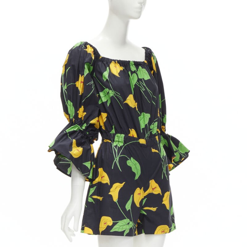 Unsigned / متعددة Leaf Print Romper - Image 6
