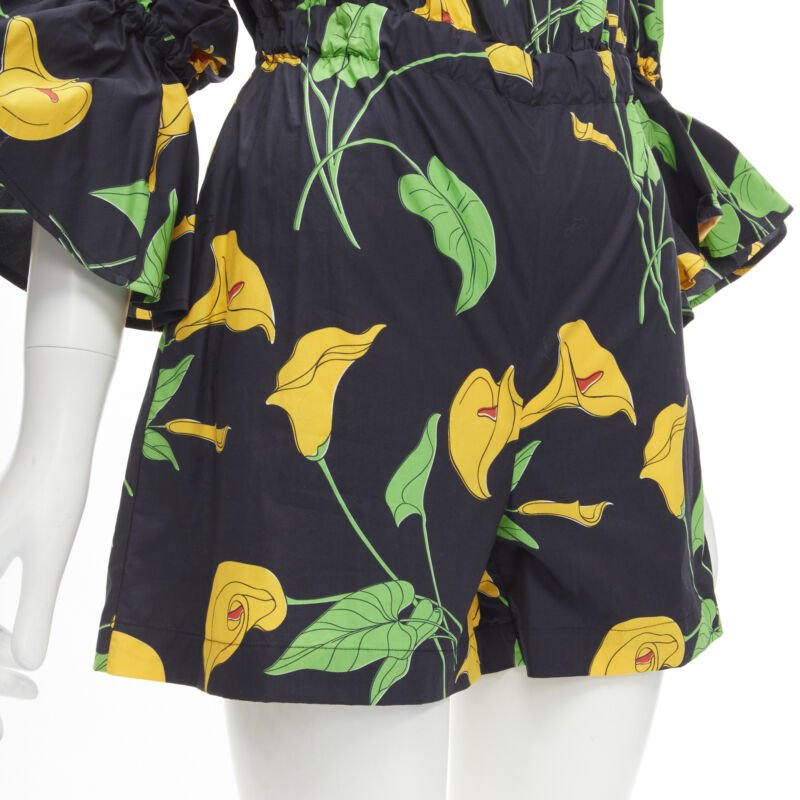 Unsigned / متعددة Leaf Print Romper - Image 11
