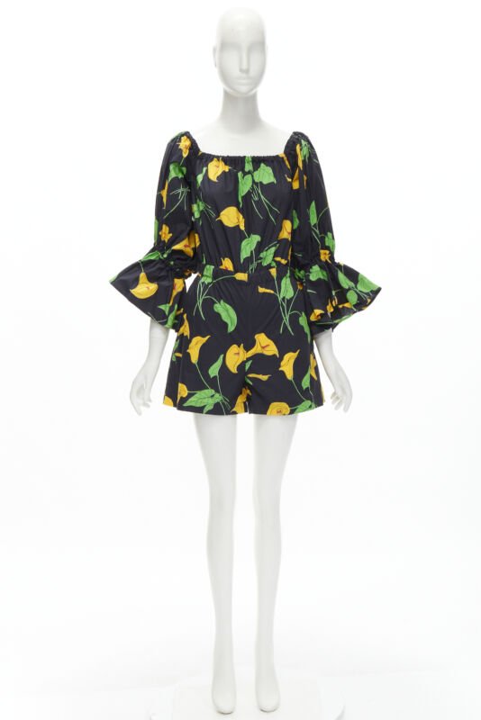 Unsigned / متعددة Leaf Print Romper - Image 13