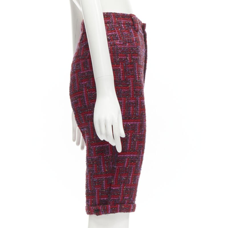 Saint Laurent Geometric Tweed - 4