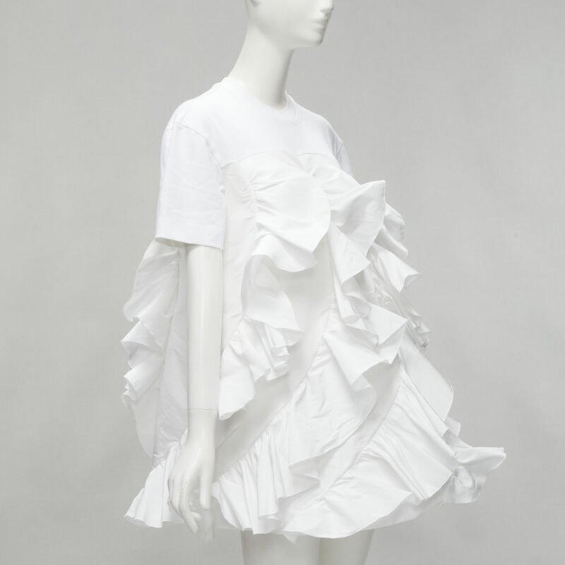 Alexander Mcqueen Spiral Ruffle Tee - Image 6