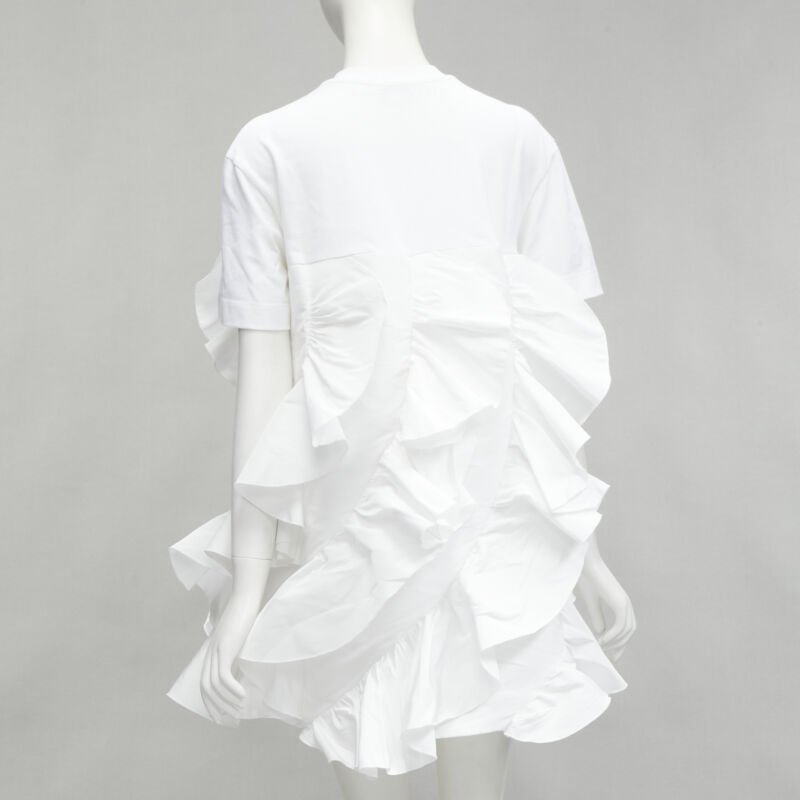 Alexander Mcqueen Spiral Ruffle Tee - Side view