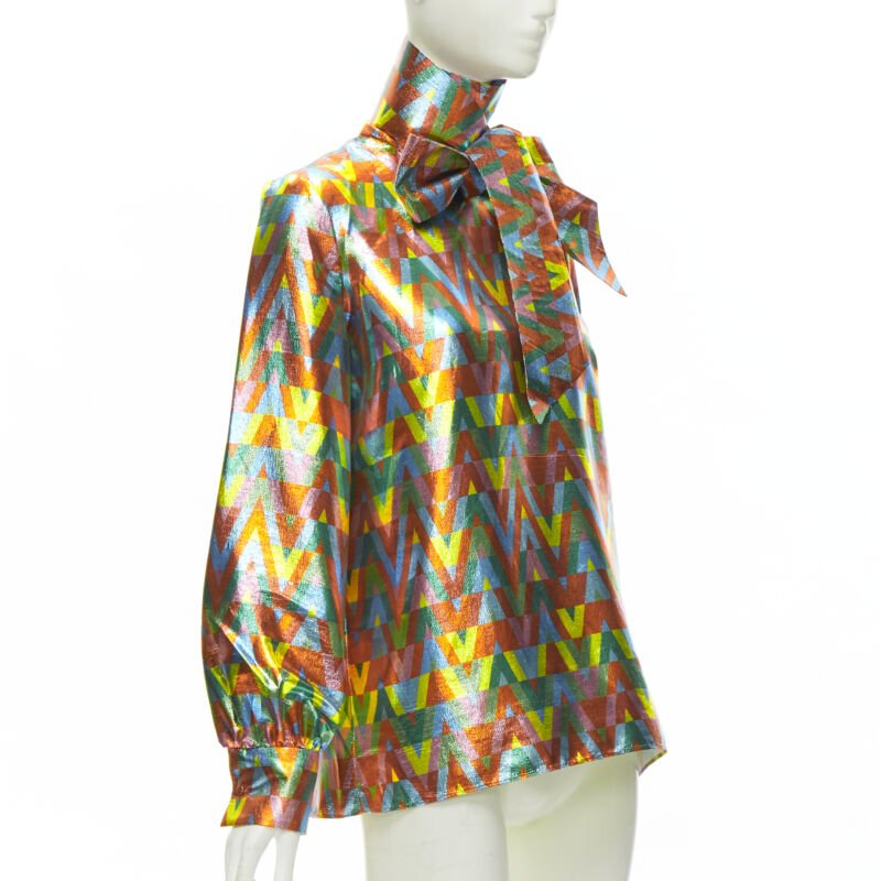 Valentino Garavani Graphic Tie Blouse - Image 6
