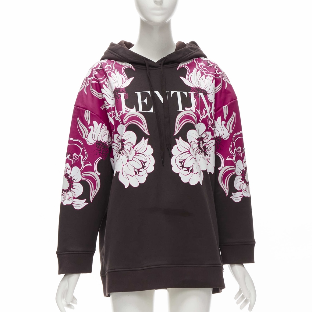Valentino Garavani Floral Print Hoodie