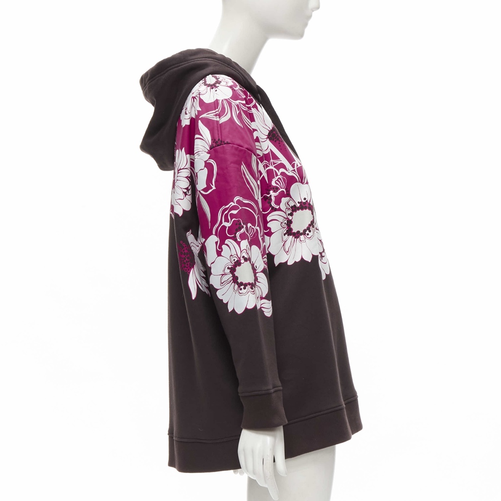 Valentino Garavani Floral Print Hoodie - 4