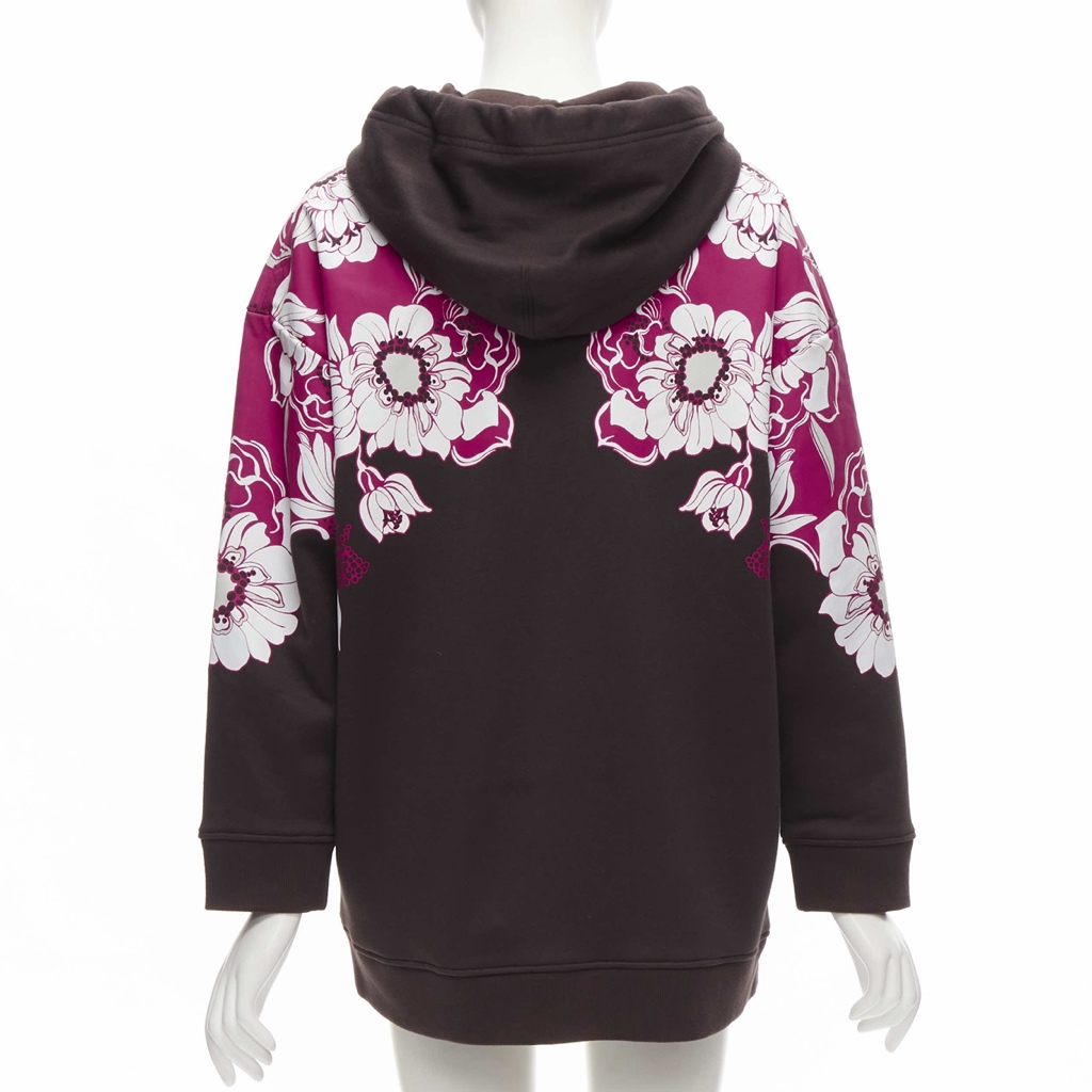 Valentino Garavani Floral Print Hoodie - Side view
