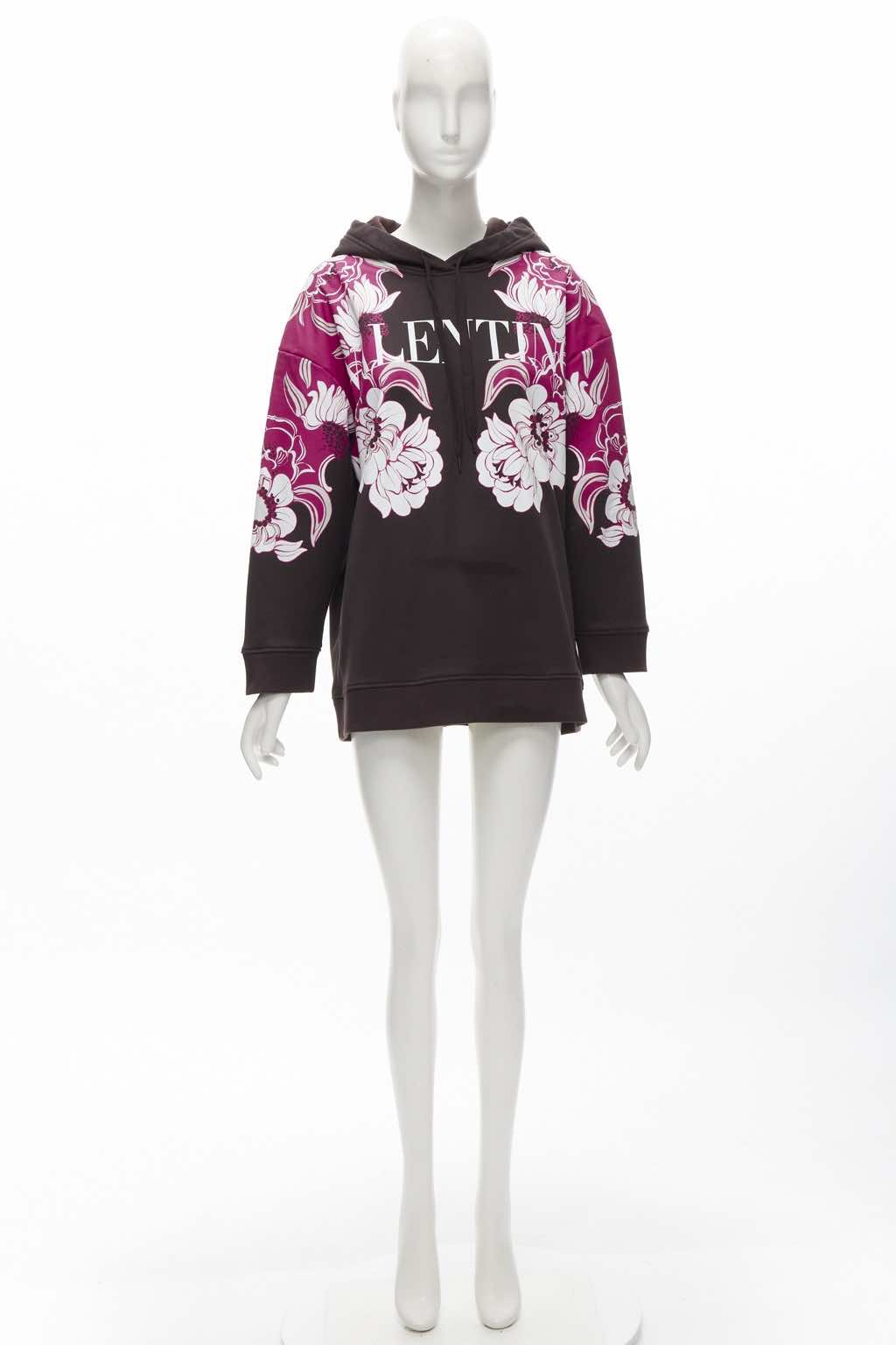 Valentino Garavani Floral Print Hoodie - Image 13