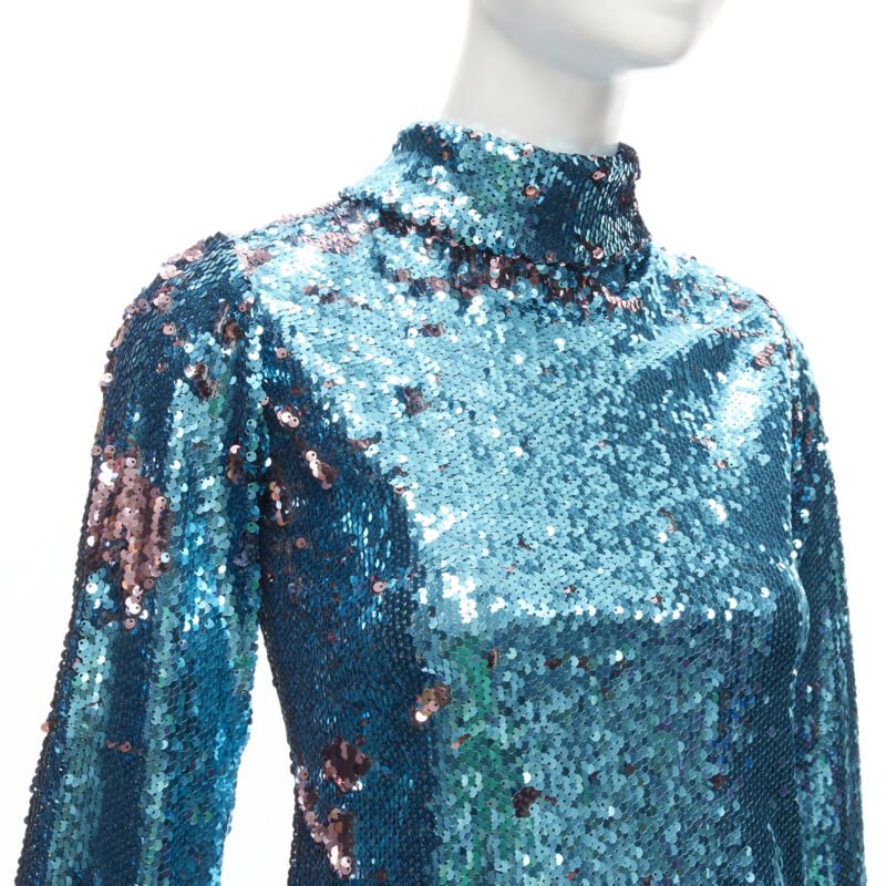 Halpern Sequin Flared Top - Detail 2