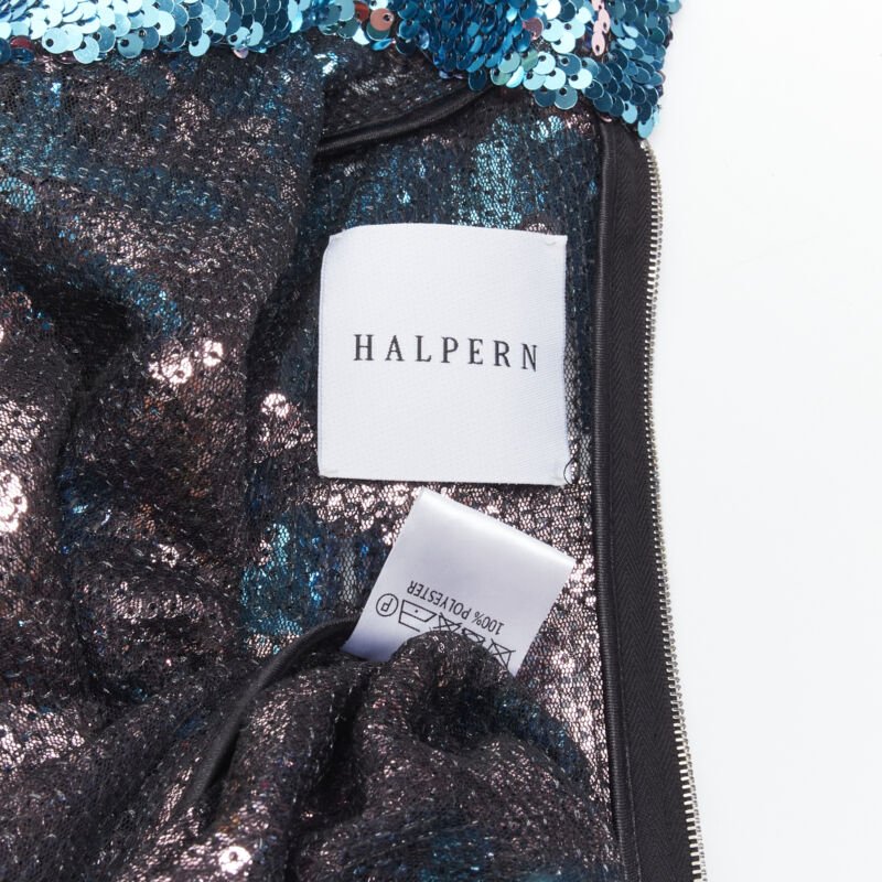 Halpern Sequin Flared Top - Image 11