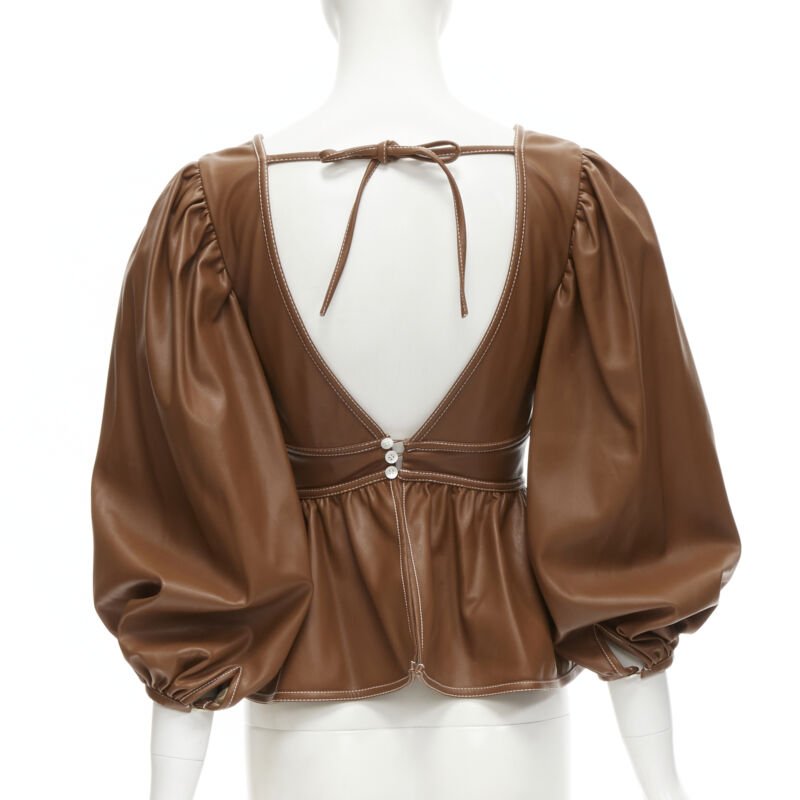 Staud Faux Leather Top - Detail 1