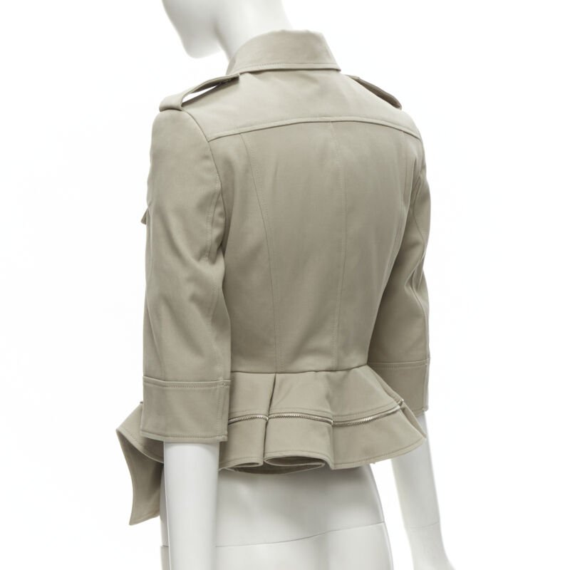 Alexander Mcqueen Zipper Trim Jacket - Detail 1