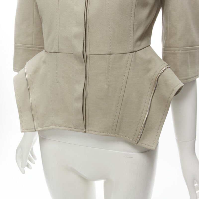 Alexander Mcqueen Zipper Trim Jacket - Image 10