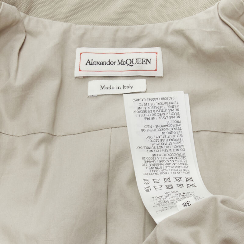 Alexander Mcqueen Zipper Trim Jacket - Image 11