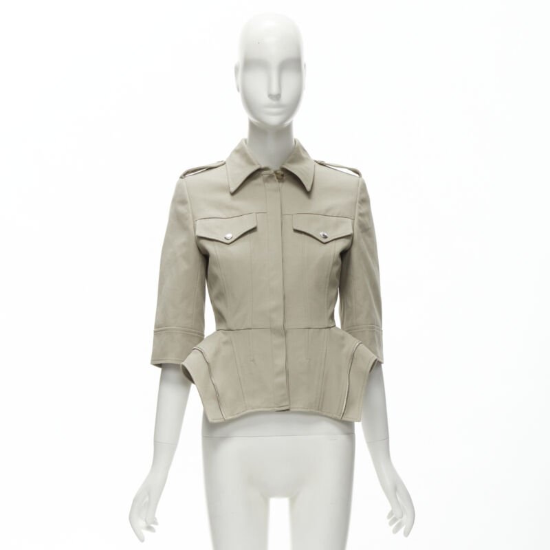 Alexander Mcqueen Zipper Trim Jacket - Image 12