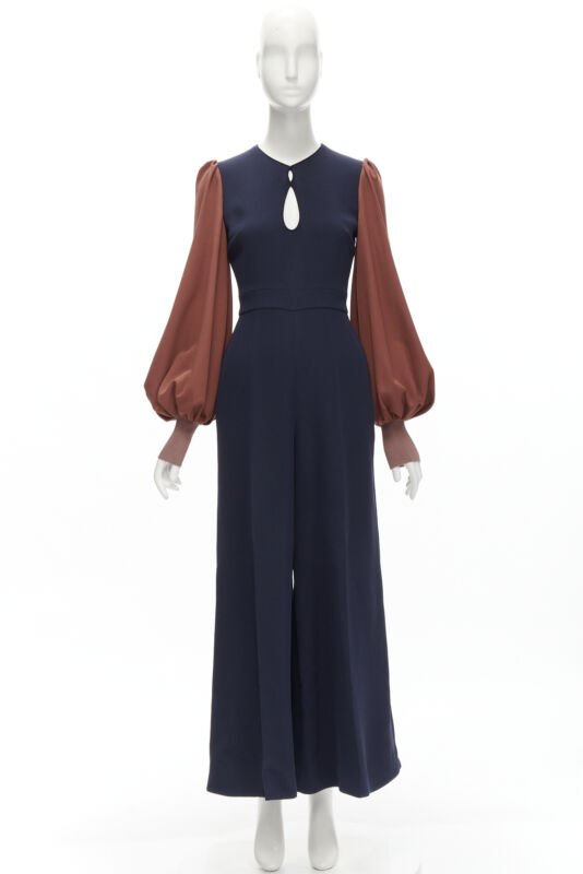 Roksanda Navy Red Jumpsuit - Image 12