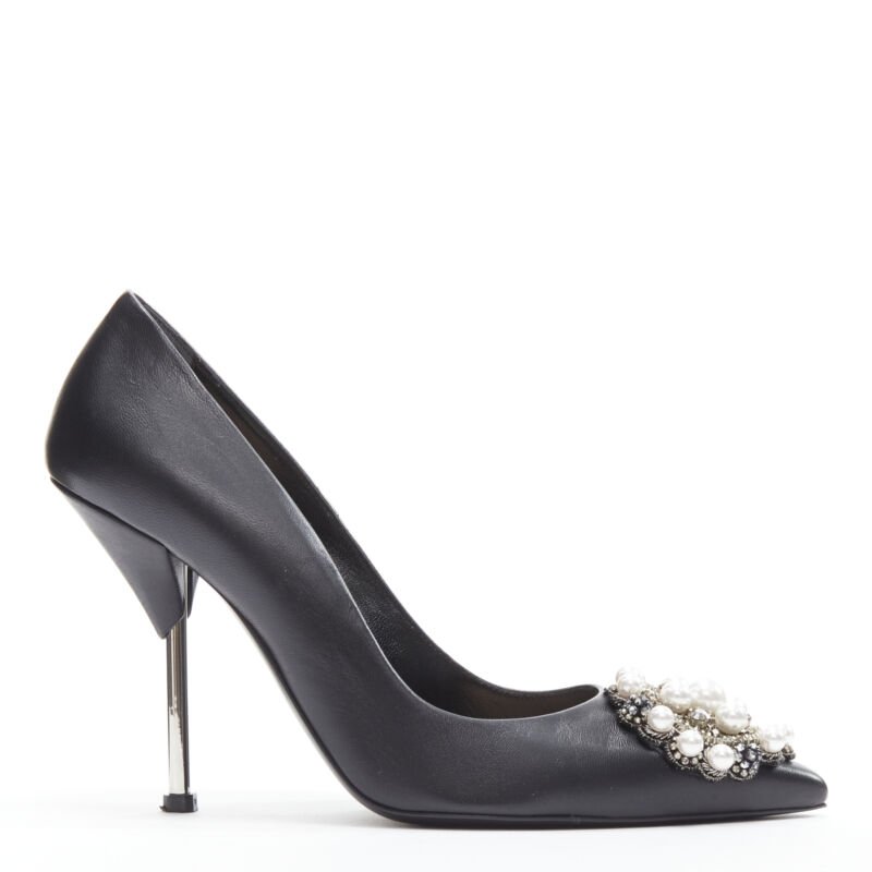 Alexander Mcqueen Pearl Stiletto Pumps - Image 6