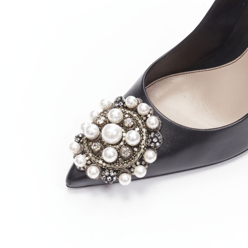 Alexander Mcqueen Pearl Stiletto Pumps - Detail 2