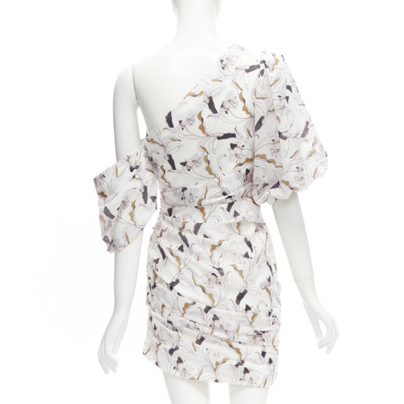 Acler White Floral Puff Dress - Side view