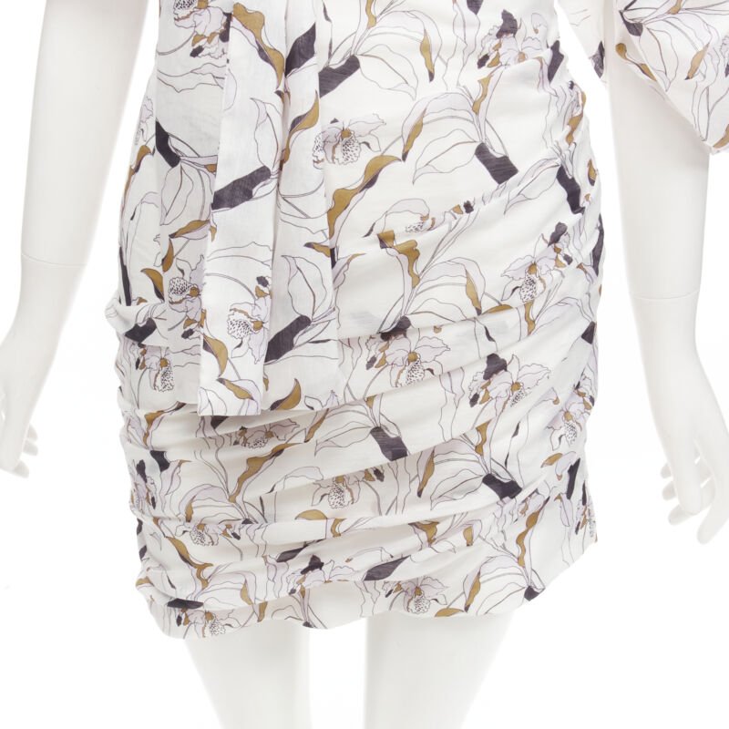 Acler White Floral Puff Dress - Image 10