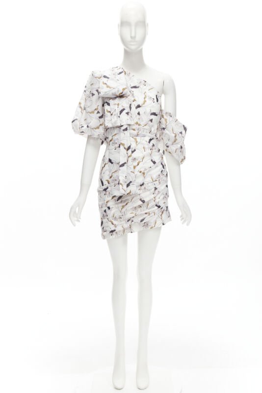 Acler White Floral Puff Dress - Image 13