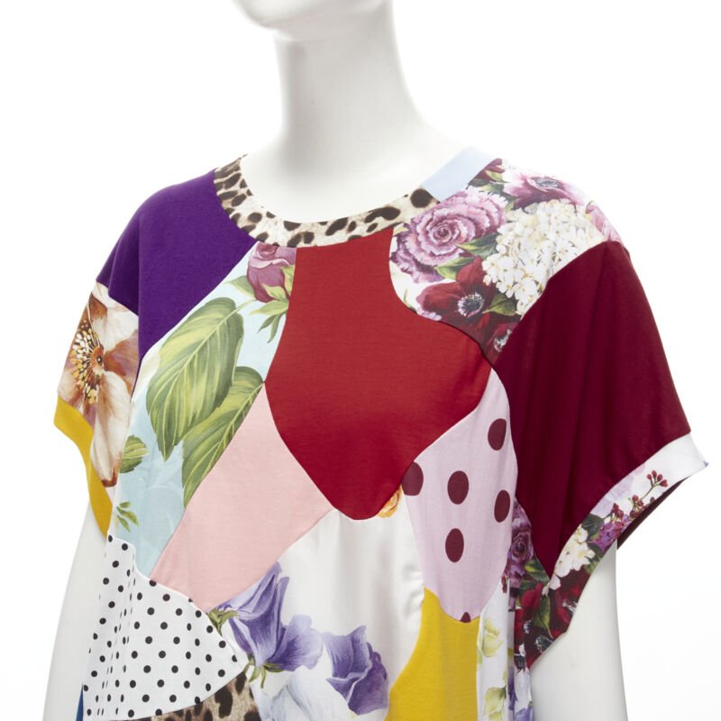 Dolce & Gabbana Sicilian Patchwork Dress - Back view