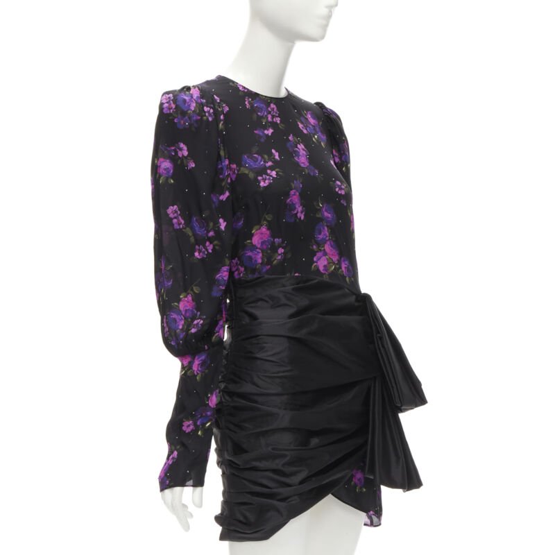 Magda Butrym Crystal Floral Wrap Dress - Image 6