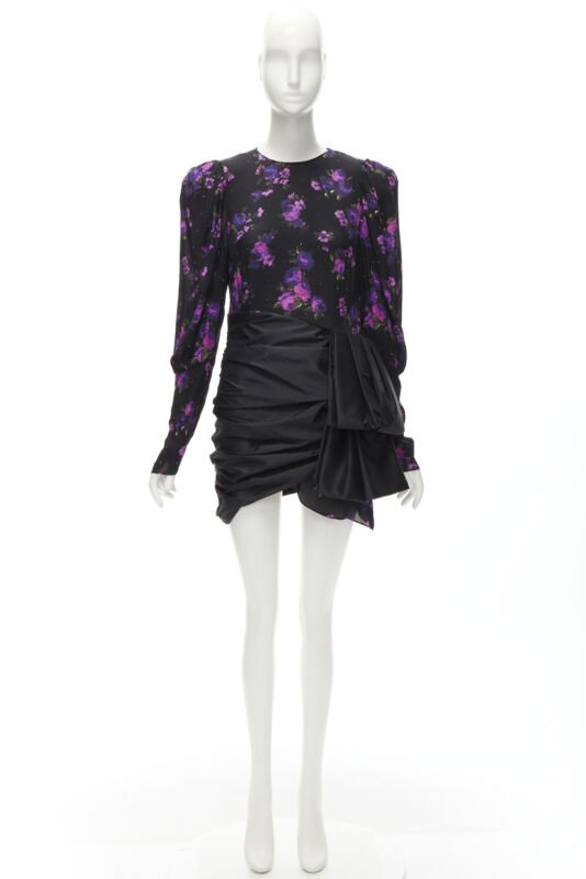 Magda Butrym Crystal Floral Wrap Dress - Image 12