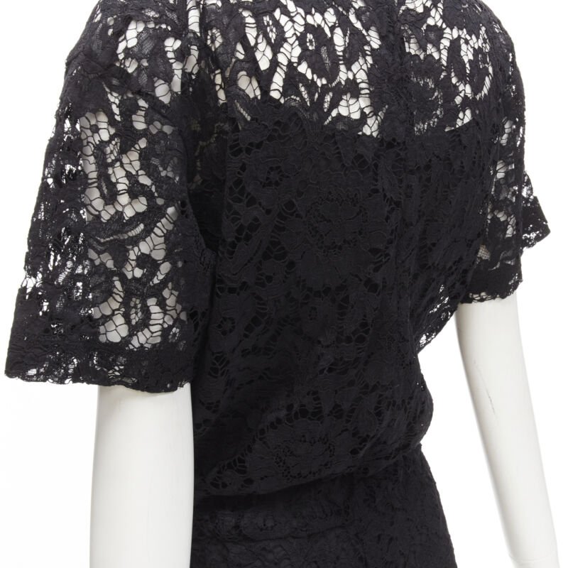 Valentino Garavani Black Floral Romper - Image 10
