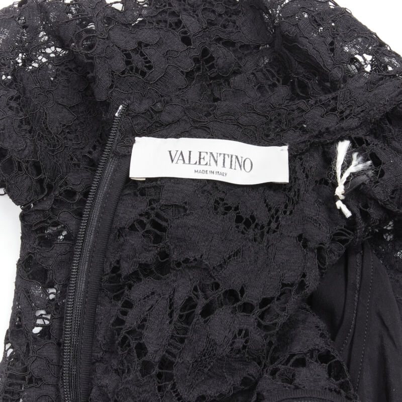 Valentino Garavani Black Floral Romper - Image 11