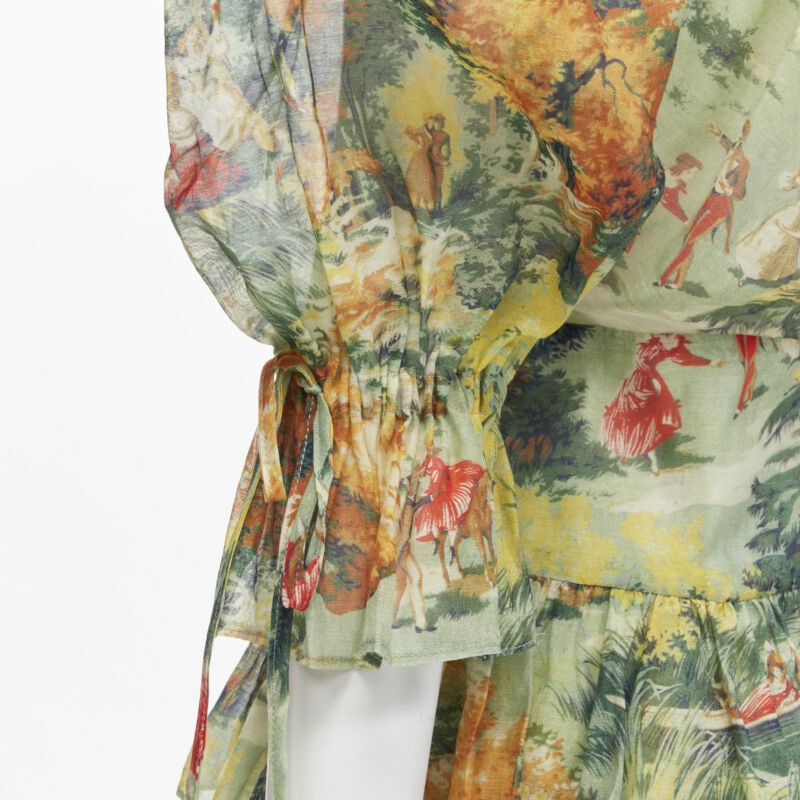 Alice Mccall Green Tiered Playsuit - Back view