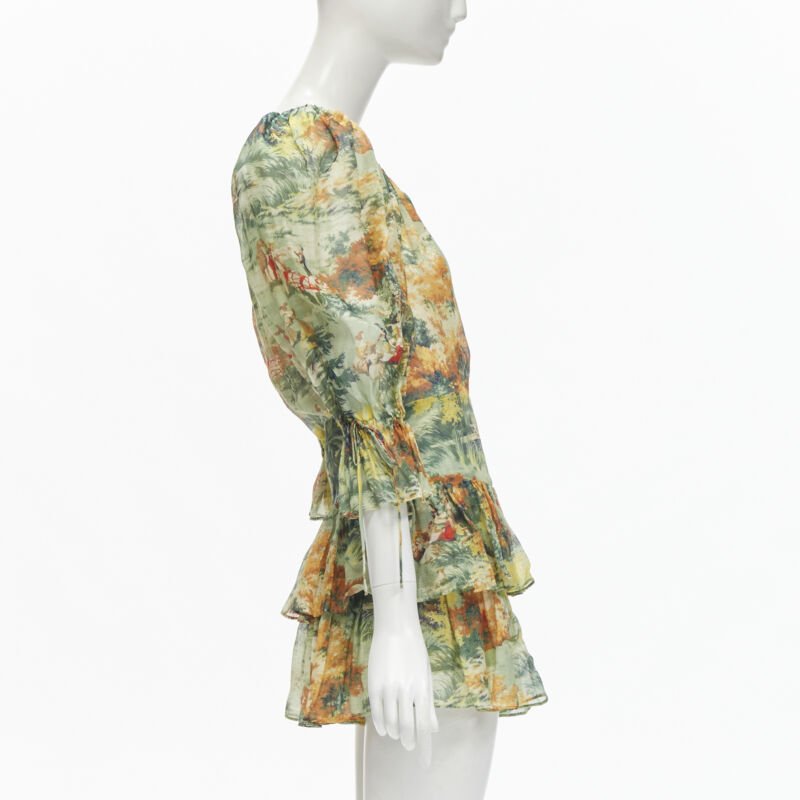 Alice Mccall Green Tiered Playsuit - 4