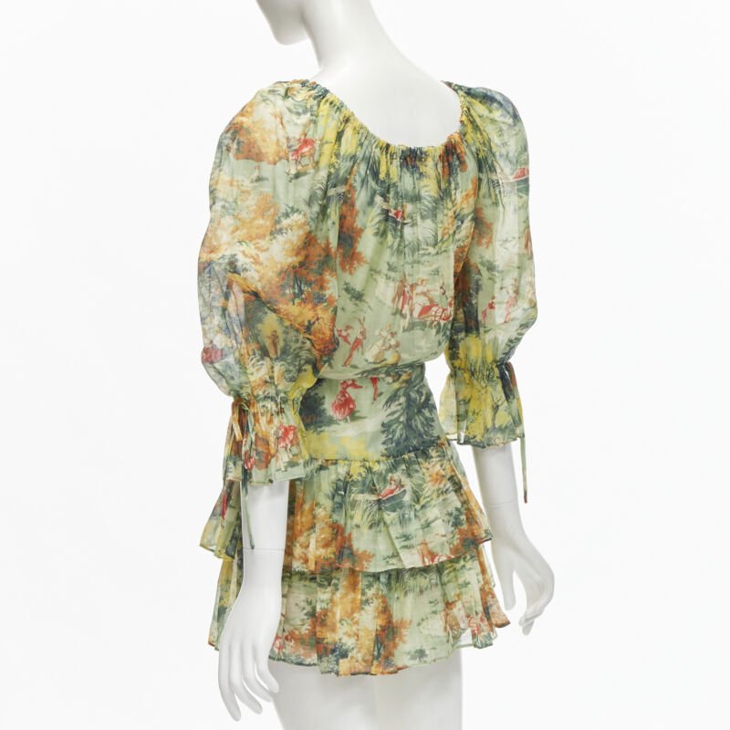 Alice Mccall Green Tiered Playsuit - Detail 1