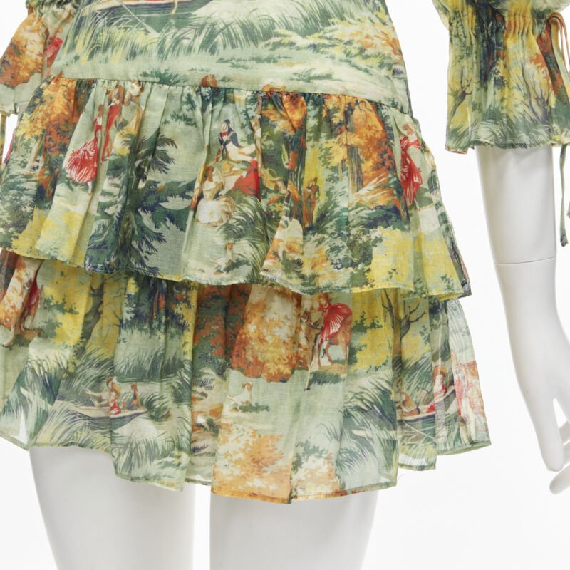 Alice Mccall Green Tiered Playsuit - Image 11