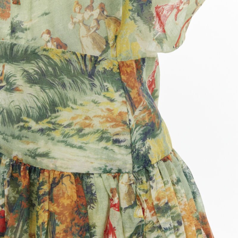 Alice Mccall Green Tiered Playsuit - Image 12